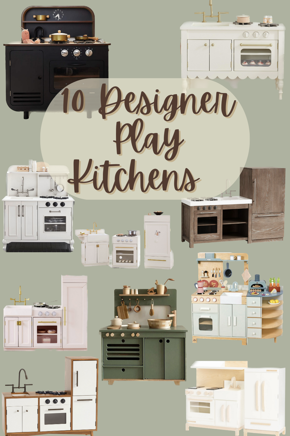 10 Designer Kids Play Kitchens